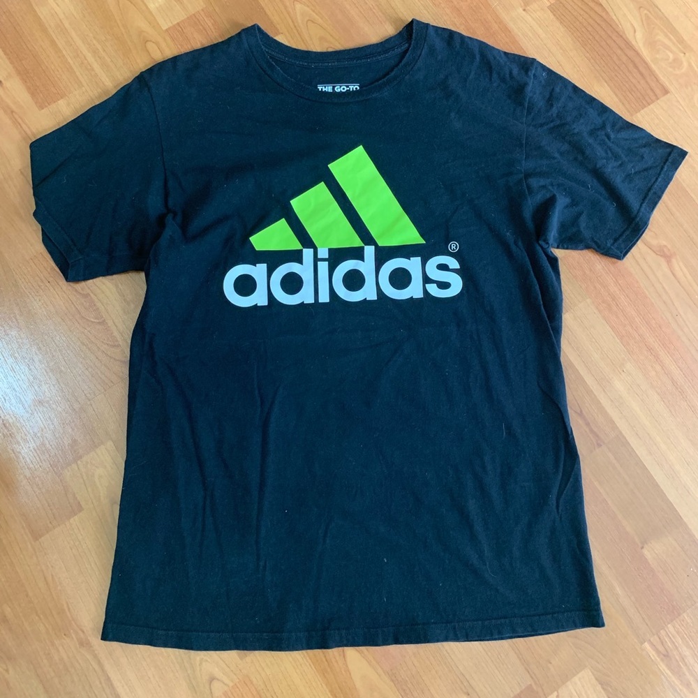 Mens Adidas go to tee Large black